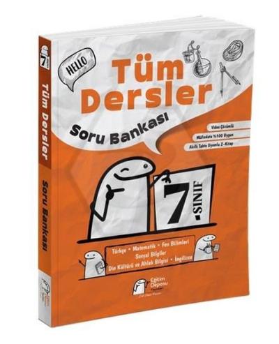 7.Sınıf Tüm Dersler Soru Bankası Eğitim Deposu Yayınları Kolektif