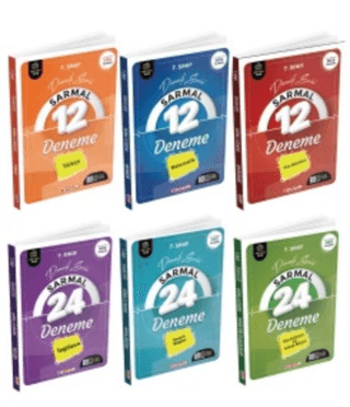 7. Sınıf Türkçe + Matematik + Fen Bilimleri + İngilizce + Din Kültürü Ve Ahlak Bilgisi + Sosyal Bilgiler Sarmal Deneme Seti