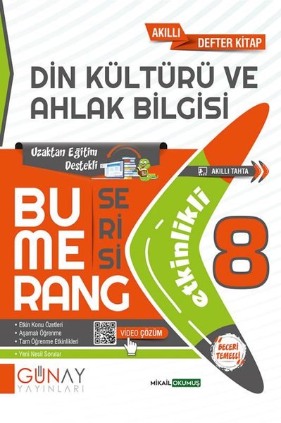 8. Sınıf Bumerang Etkinlikli Din Kültürü Ve Ahlak Bilgisi Mikail Okumu