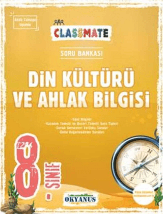 8. Sınıf Classmate Din Kültürü Ve Ahlak Bilgisi Soru Bankası