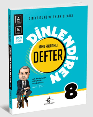 8. Sınıf Din Kültürü ve Ahlak Bilgisi Dinlendiren Defter