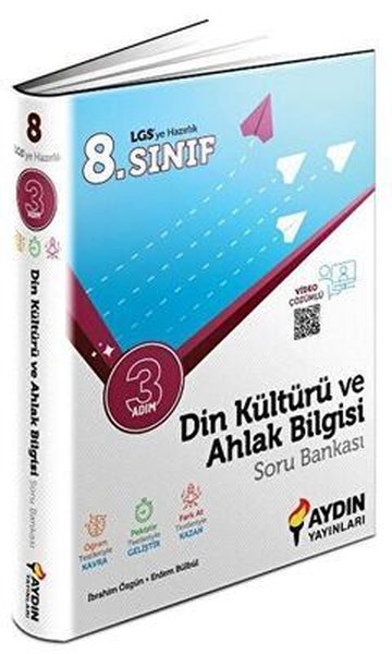 8. Sınıf Din Kültürü ve Ahlak Bilgisi Üç Adım Soru Bankası Kolektif