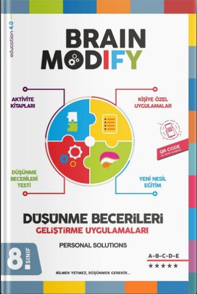 8. Sınıf Düşünme Becerileri Geliştirme Uygulamaları Kitabı 5 Kitapçık