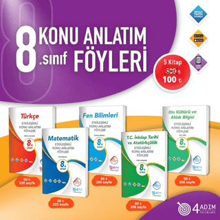 8. Sınıf Etkileşimli Konu Anlatım Föyleri Seti