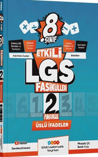 8. Sınıf Etkili LGS Fasikülleri Üslü İfadeler 2