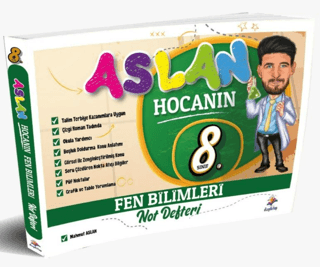 8. Sınıf Fen Bilimleri Aslan Hocanın Not Defteri