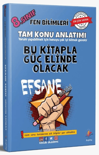 8. Sınıf Fen Bilimleri Konu Anlatımı Efsane Serisi