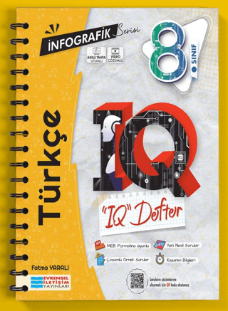 8. Sınıf İnfografik Serisi Türkçe IQ Defter