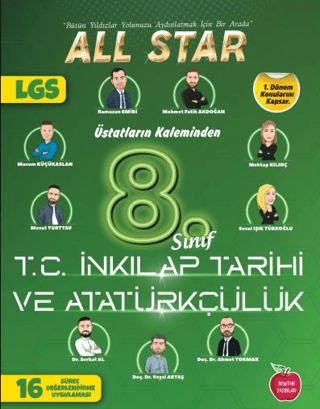 8.Sınıf İnkılap Tarihi 1.Dönem 16 Süreç Değerlendirme Denemesi