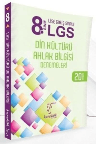 8. Sınıf LGS Din Kültürü Ahlak Bilgisi Denemeleri 20 Deneme