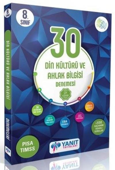 8. Sınıf LGS Din Kültürü ve Ahlak Bilgisi Video Çözümlü 30 Branş Denemesi