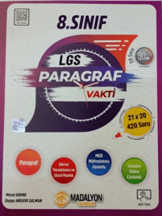 8. Sınıf LGS Paragraf Vakti Soru Bankası