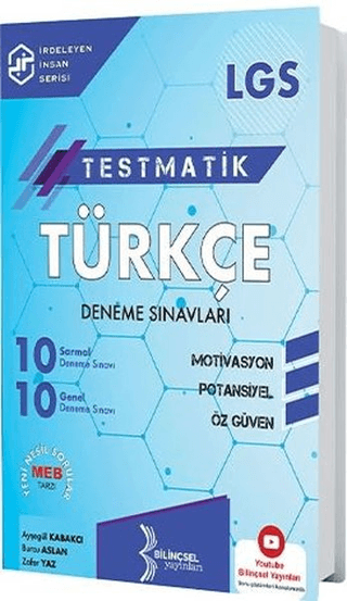 8. Sınıf LGS Testmatik Türkçe Deneme Sınavları Kolektif