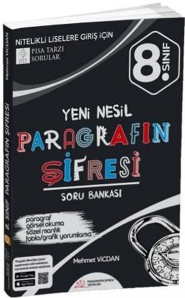 8.Sınıf LGS Yeni Nesil Paragrafın Şifresi Soru Bankası Mehmet Vicdan