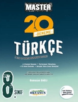8. Sınıf Master 20 Türkçe Denemesi