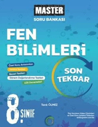 8. Sınıf Master Son Tekrar Fen Bilimleri Soru Bankası