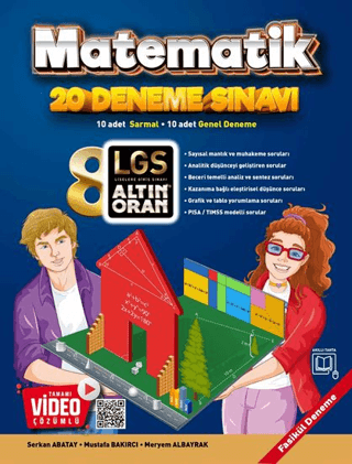 8. Sınıf Matematik 20 Deneme Sınavı