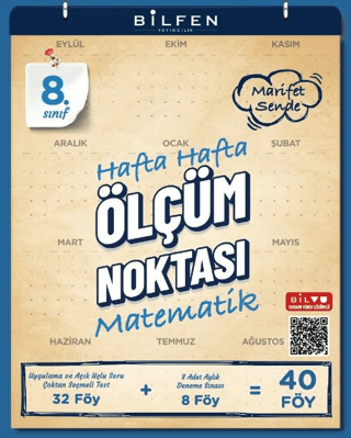 8. Sınıf Matematik Hafta Hafta Ölçüm Noktası