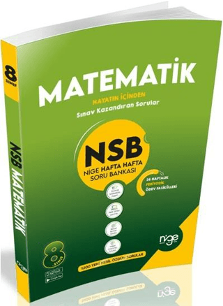 8. Sınıf Matematik NSB Nige Hafta Hafta Soru Bankası