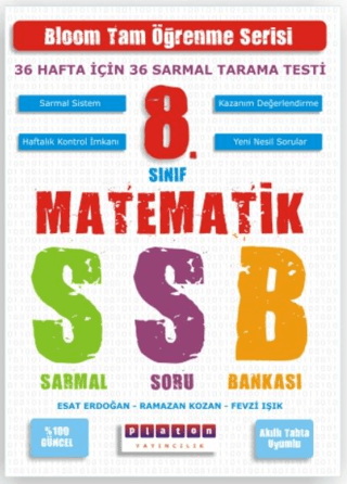 8. Sınıf Matematik Sarmal Soru Bankası