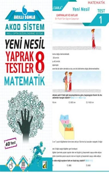 8.Sınıf Matematik Yeni Nesil Yaprak Testler Kolektif