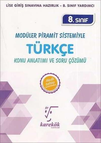 8.Sınıf Modüler Piramit Sistemiyle Türkçe MPS Konu Anlatımı ve Soru Çözümü