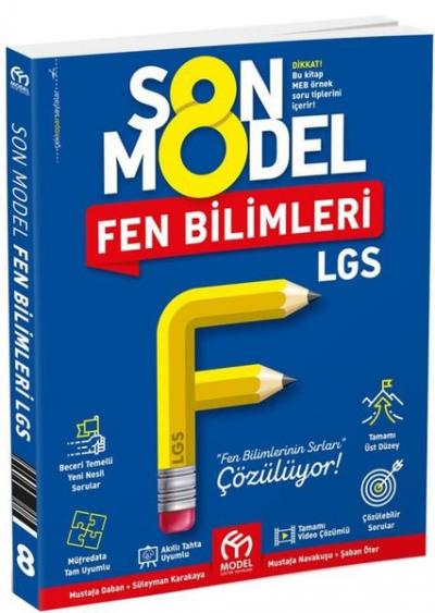8. Sınıf Son Model Fen Bilimleri Soru Bankası