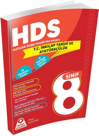 8. Sınıf Sosyal Bilgiler Haftalık Değerlendirme Sınavı HDS