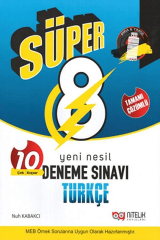 8. Sınıf Süper Türkçe Yeni Nesil Deneme Sınavı