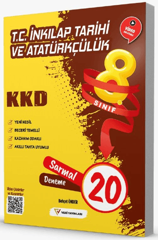 8. Sınıf T.C. İnkılap Tarihi ve Atatürkçülük 20 Sarmal Deneme