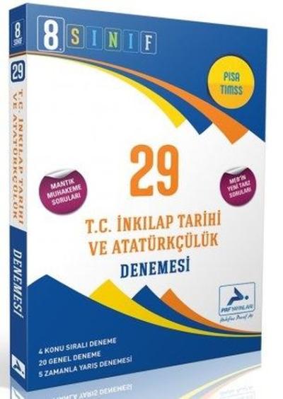 8. Sınıf T.C. İnkılap Tarihi ve Atatürkçülük 29 Deneme
