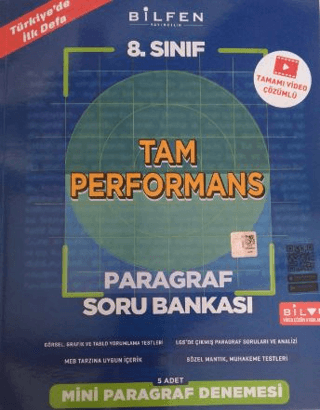8. Sınıf Tam Performans Paragraf Soru Bankası