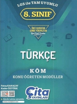 8. Sınıf Türkçe Konu Öğreten Modülleri