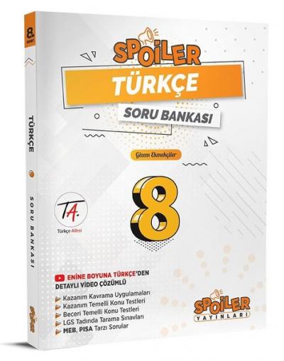 8.Sınıf Türkçe Spoiler Soru Bankası