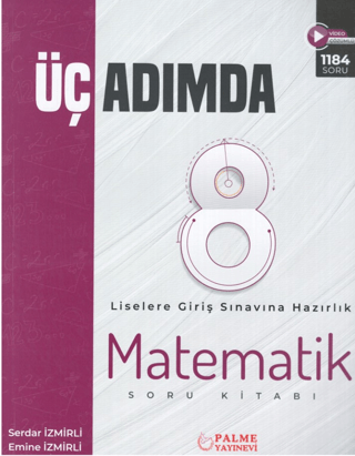 8. Sınıf Üç Adımda Matematik Soru Kitabı