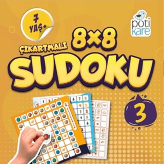 8x8 Çıkartmalı Sudoku 3