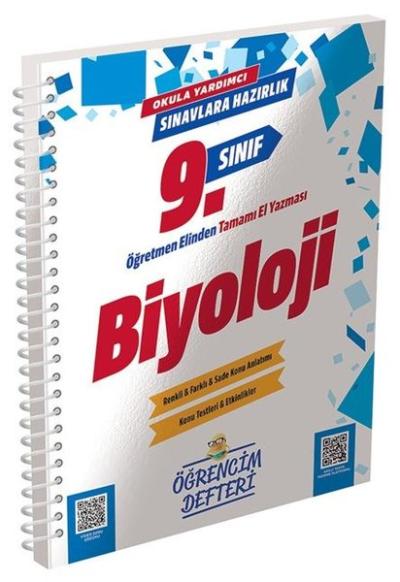 9. Sınıf Biyoloji Öğrencim Defteri