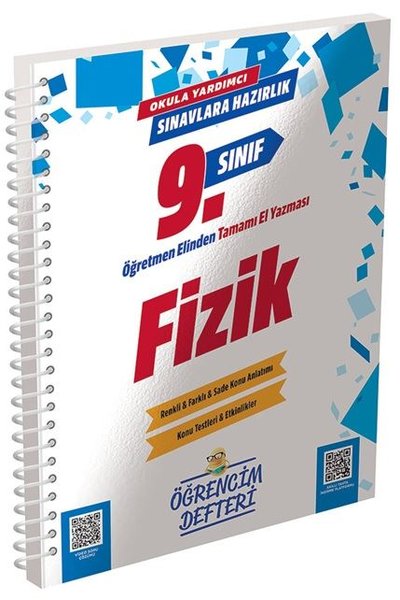 9. Sınıf Fizik Öğrencim Defteri