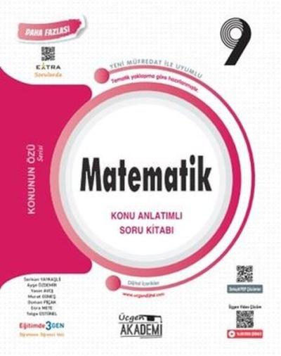 9. Sınıf Konunun Özü - Matematik Konu Anlatımlı Soru Kitabı