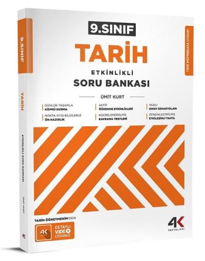 9. Sınıf Tarih Etkinlikli Soru Bankası
