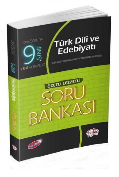 9. Sınıf Türk Dili ve Edebiyatı Özetli Lezzetli Soru Bankası Kolektif