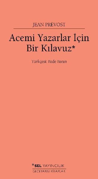 Acemi Yazarlar İçin Bir Kılavuz