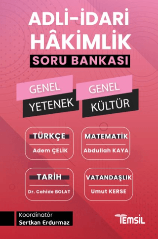 Adli- İdari Hakimlik Genel Yetenek - Genel Kültür Soru Bankası
