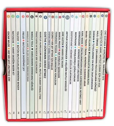 Aforizmalar Seti Kutulu (25 Kitap Takım) Kolektif