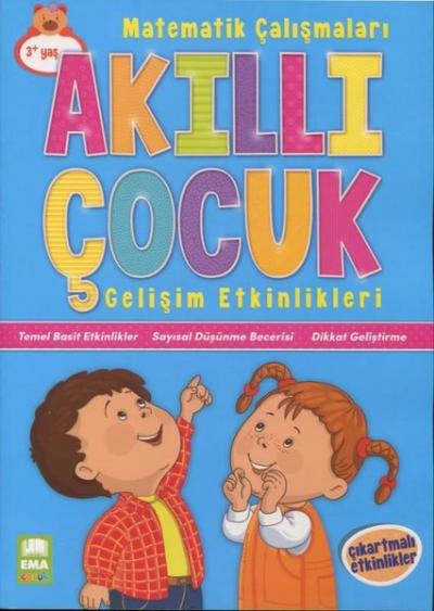 Akıllı Çocuk Matematik Çalışmaları Gelişim Etkinlikleri 3+Yaş