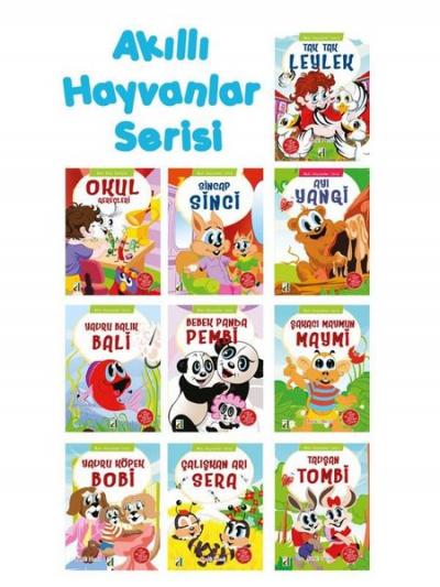 Akıllı Hayvanlar Serisi 10 Kitap Takım (El Yazılı) %34 indirimli Ekrem