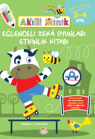Akıllı Minik Eğlenceli Zeka Oyunları Etkinlik Kitabı 3-4 Yaş