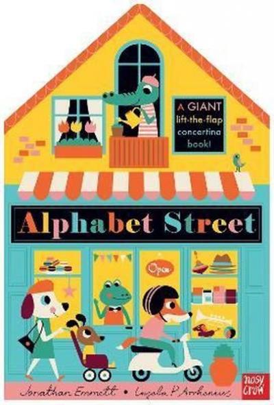 Alphabet Street: A Giant Lift - the - Flap Concertina Book! (Ciltli)