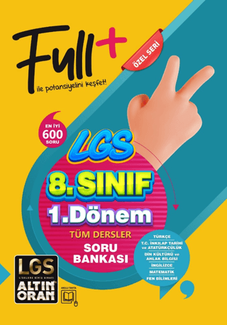Altın Oran LGS 8. Sınıf Tüm Dersler 1. Dönem Soru Bankası