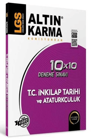 Altınkarma LGS 8. Sınıf  T.C. İnkilap Tarihi ve Atatürkçülük  10x10 Branş Deneme